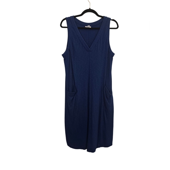 J.Jill Medium Modal Blend V Neck Shift Dress Pockets - Picture 1 of 8